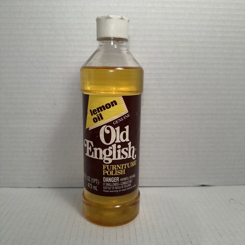 Vintage 1996 Old English Lemon Oil Furniture Polish 16 fl oz ~ 90% Full