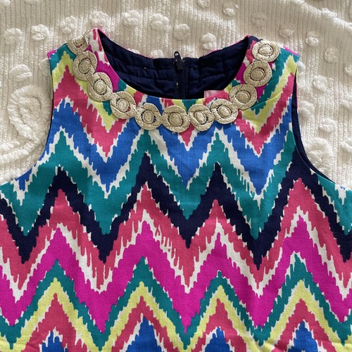 Lilly Pulitzer Hearts A Flutter Shift Dress, Toddler Girls 5T, NWT, Multicolor - Picture 2 of 6