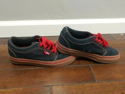 red vans with brown sole