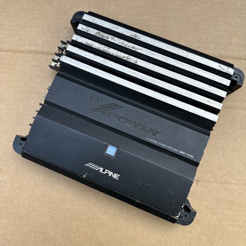 Alpine VPower MRPF250 4Channel Car Audio Speaker Amp eBay