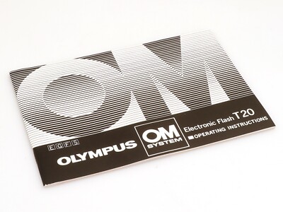 OLYMPUS Bedienungsanleitung für OLYMPUS OM Electronic Flash T 20 - 4 Sprachen