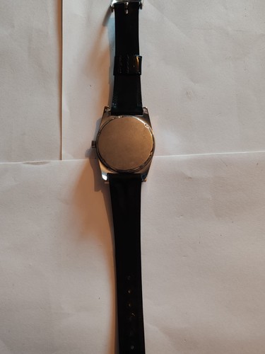 Mens Silver Mechanical Corvette Watch Swiss Made 17 Jewels Incabloc 1970s - Picture 6 of 8
