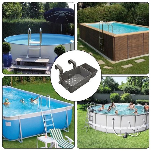 5X(Tragbarer Aufbewahrungskorb für Den Pool mit Getränkehalter, Zubehör für4690 - Bild 6 von 8