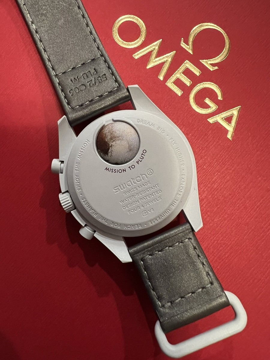 OMEGA SWATCH MISSION TO PLUTO WATCH 42mm. S A LE ! ! ! | eBay OMEGA SWATCH MISSION TO PLUTO WATCH 42mm. S A LE ! ! ! | eBay