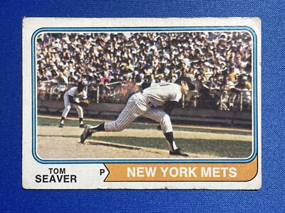 1974 Topps Tom Seaver #80 Back Print Error (see Pics) Mets HOF  