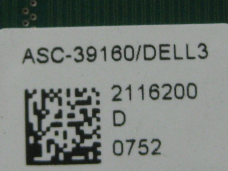 Adaptec SCSI Card 39160 SCSI Controller ASC-39160 PCI-X Card - Image 3 of 4