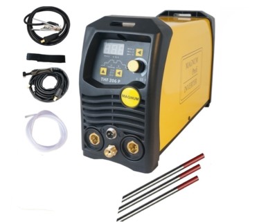 Profi SCHWEIßGERÄT THF206P DC INVERTER HF-ZÜNDUNG SCHWEIßER TIG/WIG SET