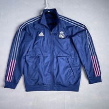 Adidas Real Madrid Track Jacket Full Zip Soccer Warm Up Coat Medium