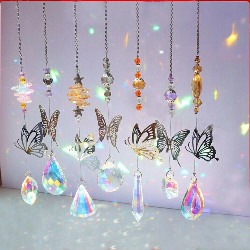 Hanging Suncatcher Crystals, Chandelier Prisms Ornament