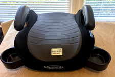 Turbobooster 2.0 Backless Booster Car Seat, Denton with dual cup holders