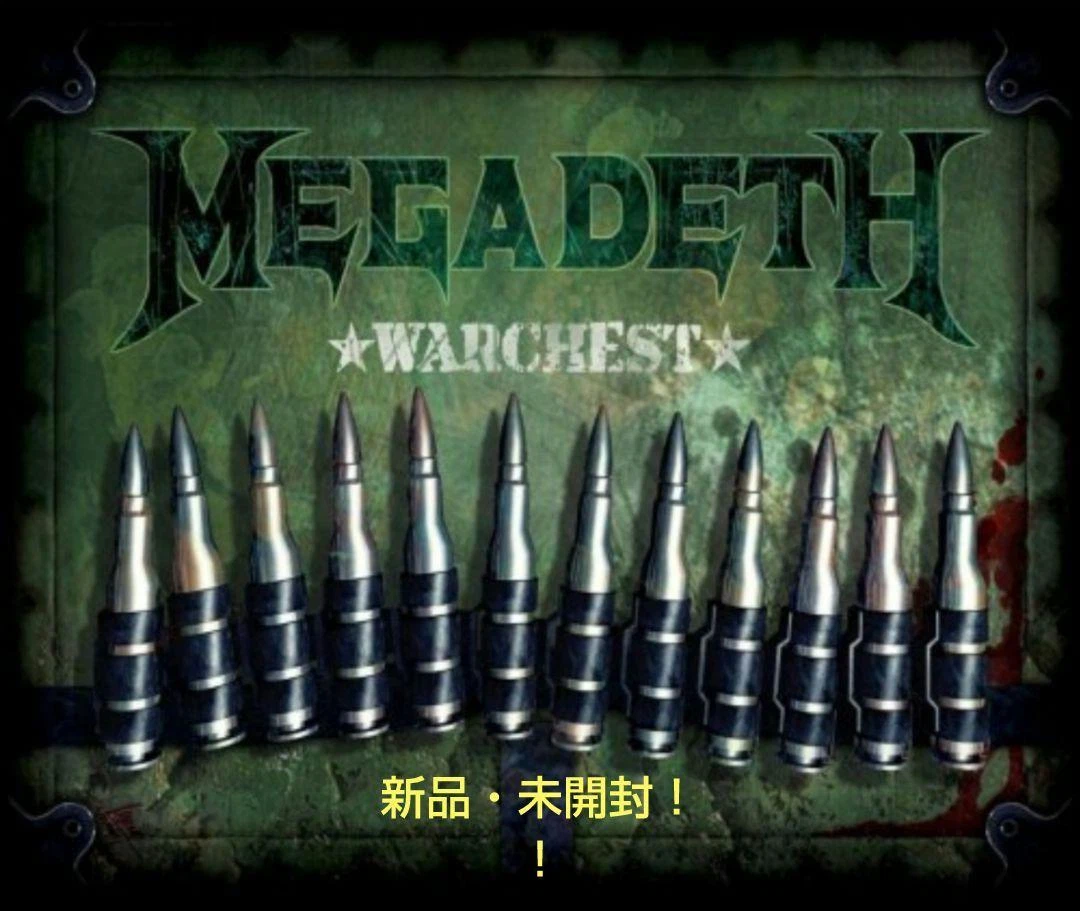 メガデス　warchest new article unopened first limited edition 5 discs box set