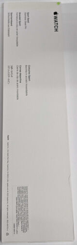Genuine Apple Watch Band Sport Band (41mm)White S/M (Fits 130mm–180mm wrists ) - Picture 2 of 4