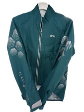 Dhb Flashlight Womens Waterproof Jacket Size 12 Atlantic Deep