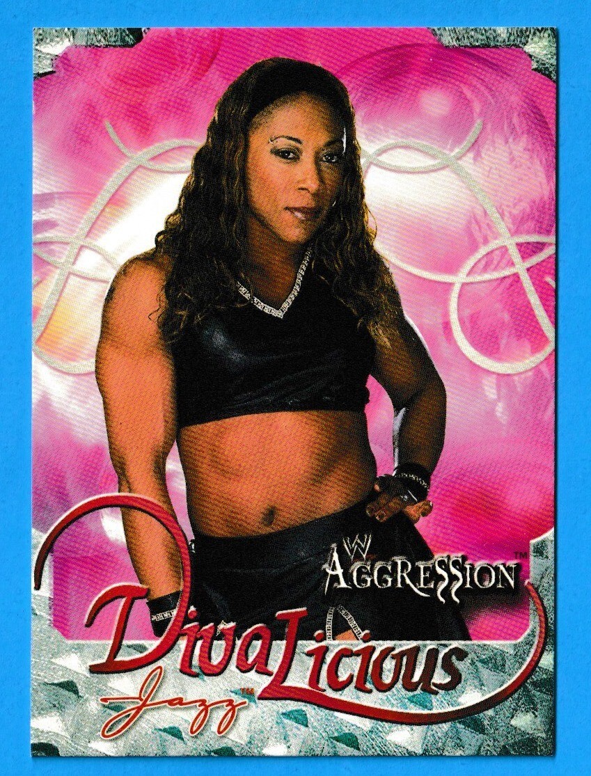 2003 Fleer W Aggression Wrestling DivaLicious Jazz #84 WWE