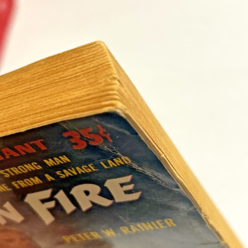 RARE 1953 First Printing Bantam Giant Green Fire by Peter W. Rainier A1086 - Picture 14 of 15