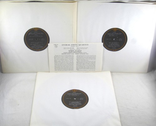 3 LP VOX BOX Dvorak KOHON QUARTET Complete Chamber Music Vol. I SVBX-549 EX - Imagen 2 de 3