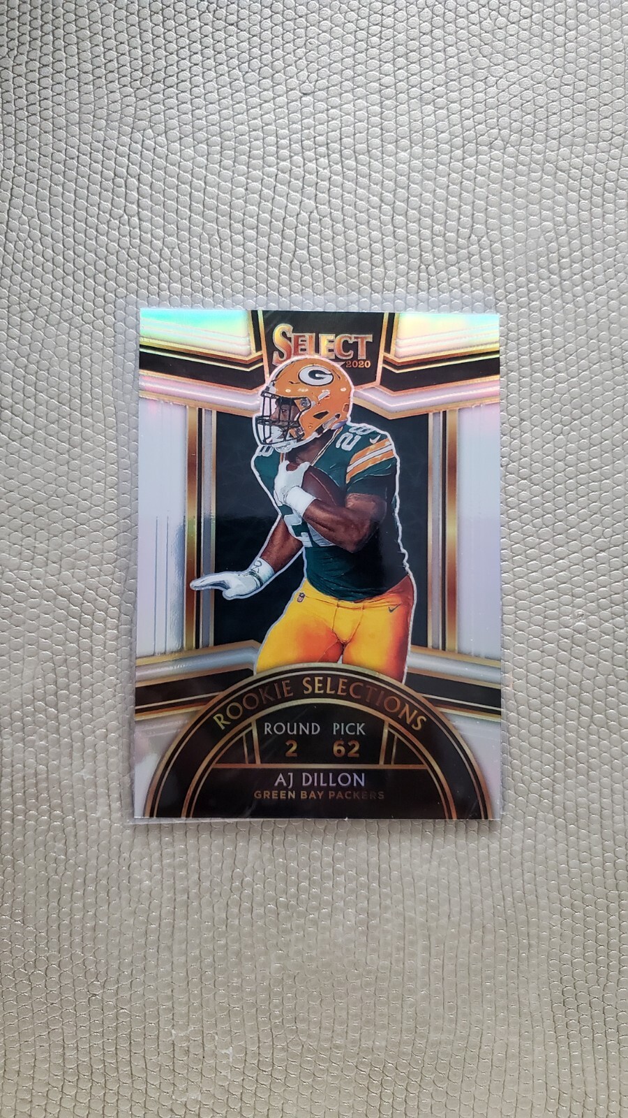 2020 Select AJ Dillon Rookie Selections Silver Prizm RC #RS-23