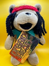 GRATEFUL DEAD BEAN BEAR - BY LIQUID BLUE - "DREAD HEAD" BEAR - NWT - RARE