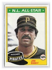 1981 Topps Jim Bibby #430 N.L. All-Star Pittsburgh Pirates