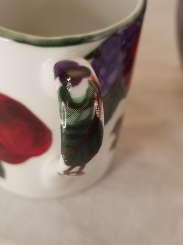 Hues 'n Brews Teapot Sugar Bowl Creamer Fruit Herman Dodge and Son Made in Japan - Picture 6 of 8