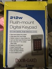 Linear 212W Indoor / Outdoor Flush-mount Weather Resistant Keypad