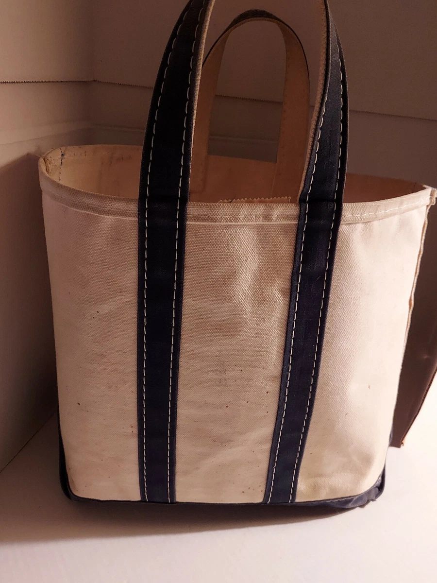 Vintage L.L.Bean ORIGINAL Made In USA Open Boat And Tote Canvas