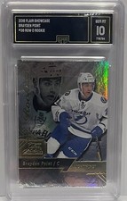 GMA 10 Gem Mint BRAYDEN POINT 2016/17 FLEER FLAIR SHOWCASE ROOKIE CARD TAMPA!