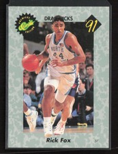 1991 Classic #16 Rick Fox North Carolina Tar Heels