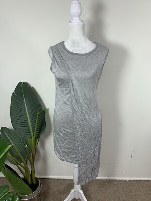 Primary WOMENS Sleeveless Gray Colored Casual Dress, Size S | eBay