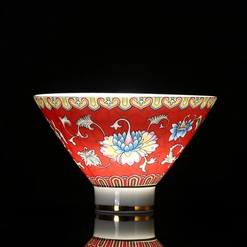 Jingdezhen Ceramic Teacup Hand Painted Phnom Penh Tea Cup Handmade Tea Set - Picture 11 of 14