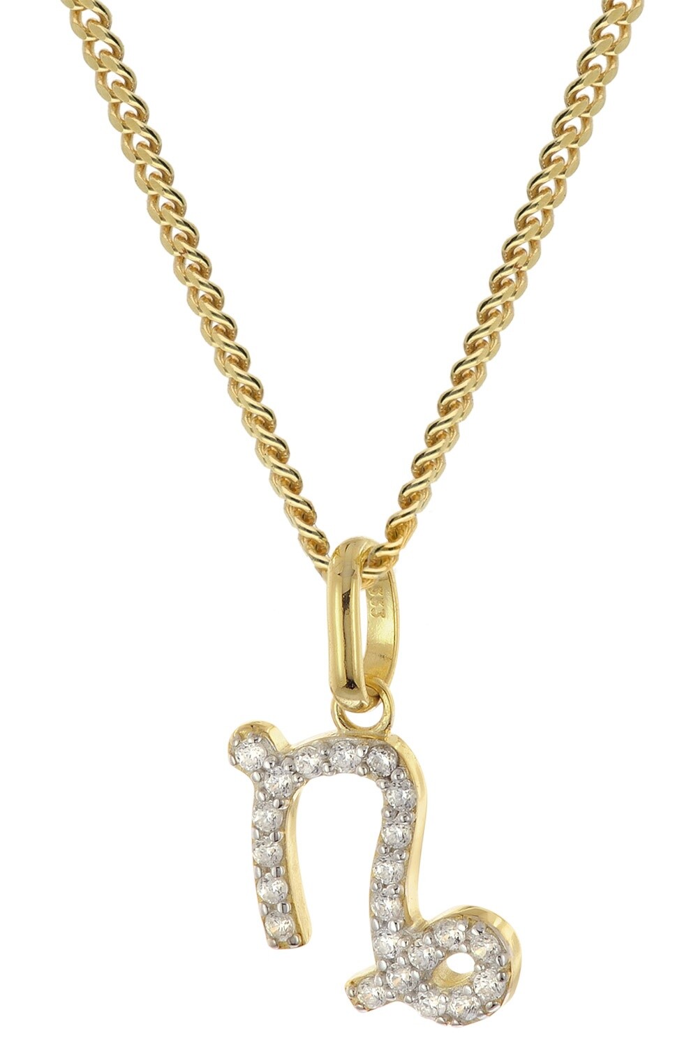 БЛЕСТЯЩЕЕ золото Sternzeichen Steinbock 3338 карат и высококачественный Silberkett GL833 20090₽