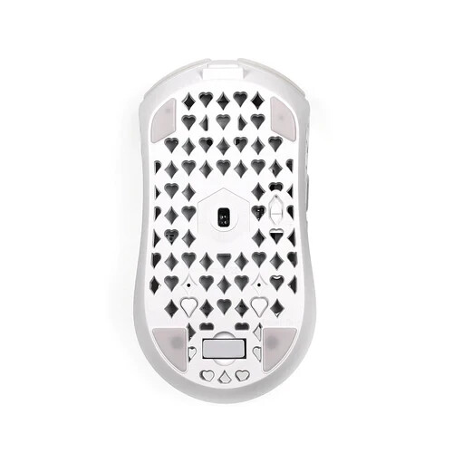 Mouse da gioco ultraleggero wireless Vancer Gretxa, sensore 3370, PTFE, 69 g (bianco) - Foto 5 di 5