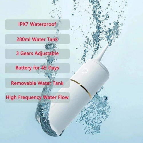 Xiaomi Youpin Irrigador Oral Portátil Dientes Agua Hilo Dental Limpiador de Dientes - Imagen 6 de 11