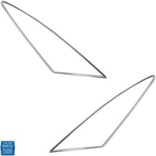 73-77 Chevelle Cutlass Century Opera Window Moldings Pr Gm 9727043 9727044 73-77 Chevelle Cutlass Century Opera Window Moldings Pr Gm 9727043 9727044