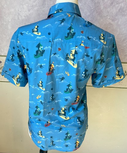 Camisa RSVLTS Harry Potter Mundo Mágico Aloha Para Hombre Talla Pequeña - KUNUFLEX - Imagen 2 de 5