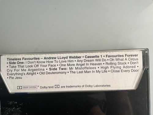 Reader's Digest - Timeless Favourites - Andrew Lloyd Webber Cassette Tapes x 3 - Picture 4 of 23
