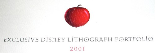 4 Disney Store presale Lithographs SNOW WHITE 2001 11” X 14” Lithos in Portfolio - Picture 7 of 7