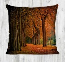 Fall Autumn Forest Trees 17'' x 17'' Pillow Case  Cushion Cover