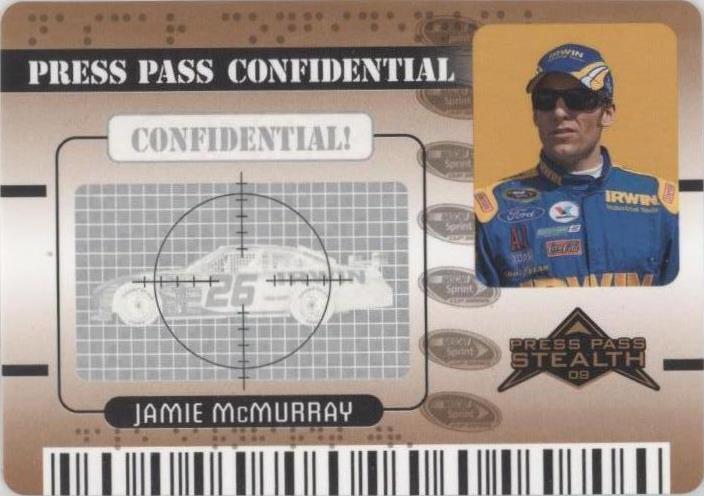 2009 Press Pass Stealth - Jamie McMurray #PC 8 - 1 of 1