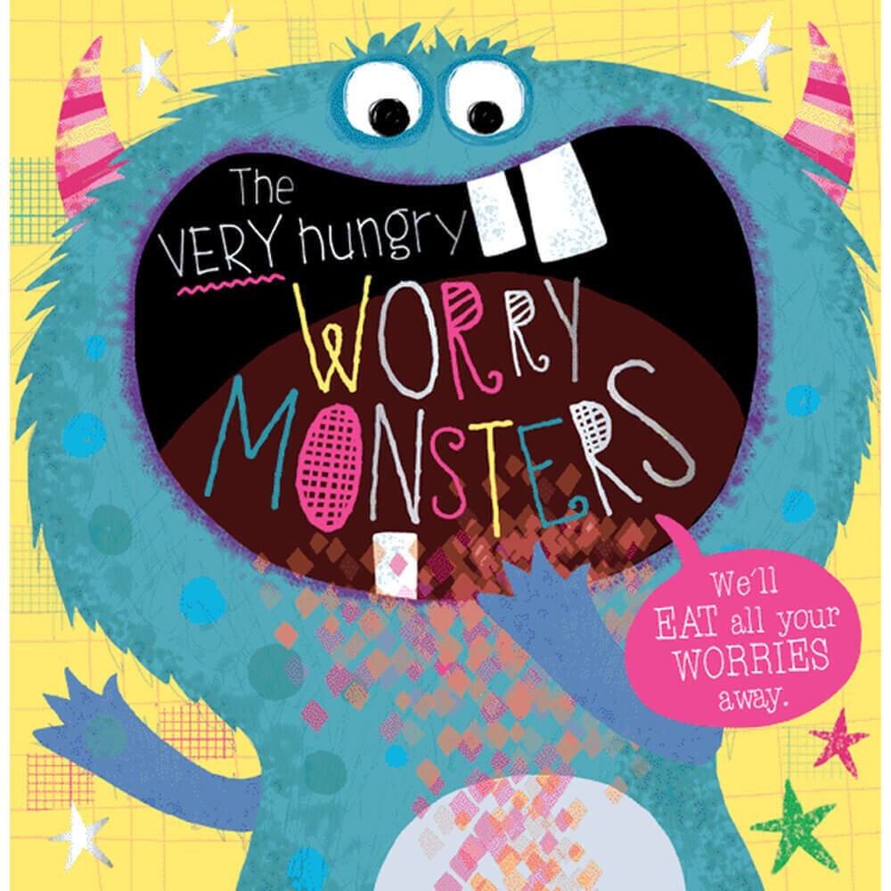 THE VERY HUNGRY WORRY MONSTERS by Rosie Greening - Bedtime Picture Story - NEW