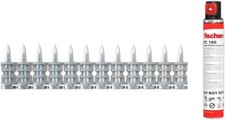 Fischer Standard Nail DFN 22mm + Gas Fuel Cell 1008 Nails, Spit, Hilti
