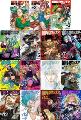 Korean Edition Manga [Sakamoto Days] Vol. 1~15 SET 사카모토 데이즈