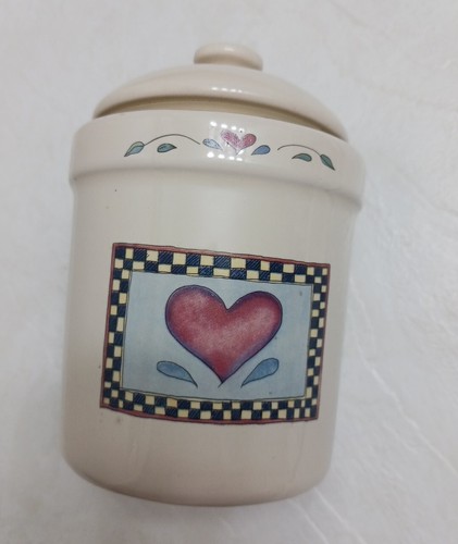 CERTIFIED INTERNATIONAL CORP CIC SUSAN WINGET Tea Canister - Pears - Preowned 6" - Picture 3 of 11