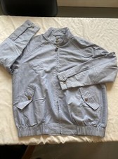 Vintage Orvis Sporting light Blue Full Zip Long Sleeve Jacket Men's Large cotton