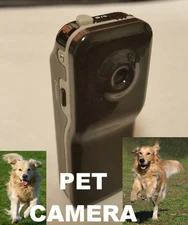 Pet Puppy Dog Collar Tag Wireless Color Video Camera Cam w/ Sound Audio