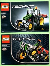 LEGO -- 8281 /1 -- 8281/2 - Nur Bauanleitung - Technic  - Tracktor - 2 Stück