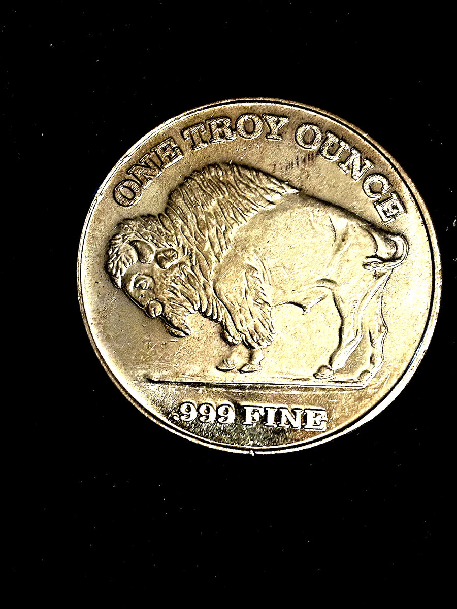 2003 Liberty Indian Head / Buffalo 1 oz Mint troy .999 silver coin