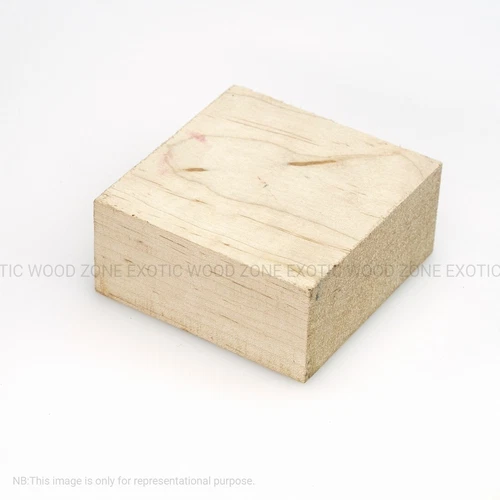 Ambrosia Maple Bowl Platter Turning Blank Lumber Wood Kiln Dried 4" x 4" x 3"