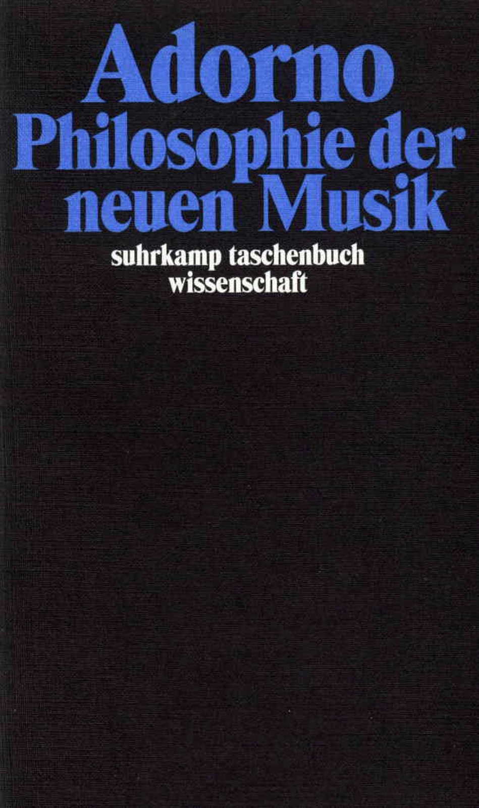 Thumbnail - Philosophie Der Neuen Musik Theodor W. Adorno