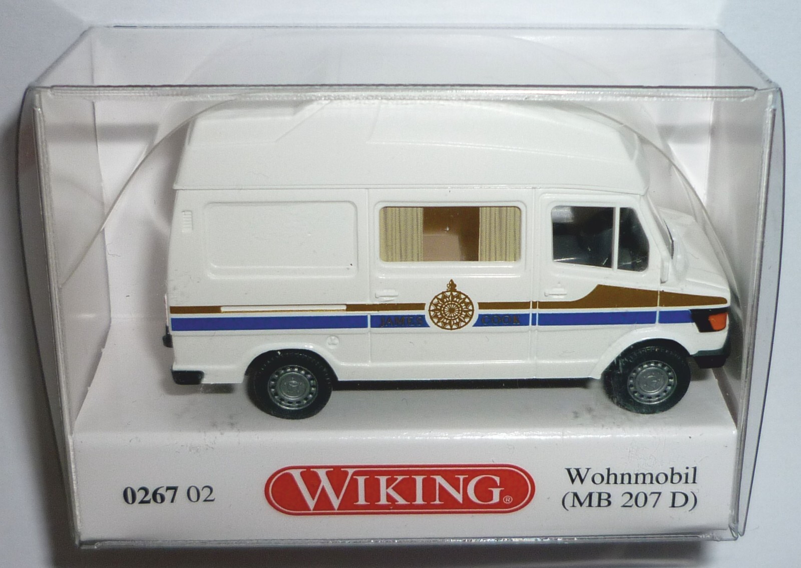 Wiking 026702 MB 207 D Wohnmobil James Cook 1977 - 1995 187 Spur H0